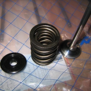 Crower springs/retainers and polished SPOON valves