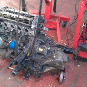Engine now in Autobahn garage. Compression tested perfectly