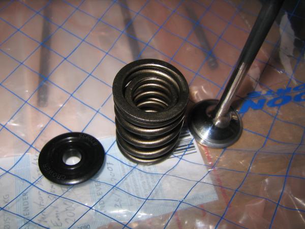 Crower springs/retainers and polished SPOON valves
