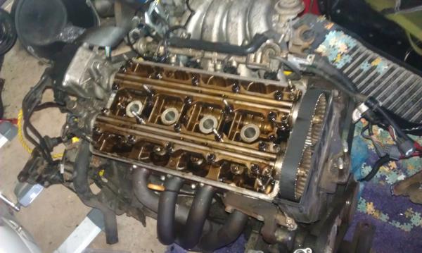 Engine opened first time, looks clean