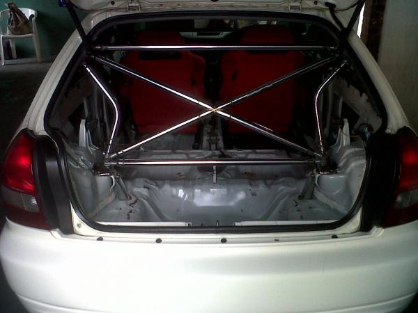 My Miracle crossbar Installed... the interior is intact, like new...in my room hahahaha