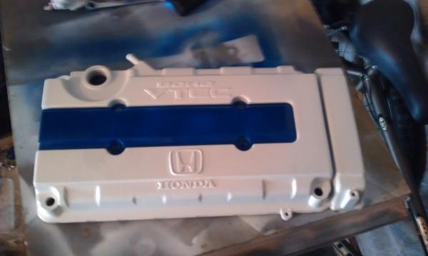 Rocker cover in paint process by myself